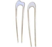 Horquilla En Forma De U - Pasador Francés, Horquilla Francesa, 2 X Horquilla En Forma De U | Paquete De 2 Pinzas De Pelo Francesas De Metal Para Moños, Pinzas De Pelo En Forma De U Para Cabello Grueso