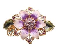 Horquilla étnica chapada en oro, accesorios for el cabello con diamantes, accesorios Joker(1165-12)