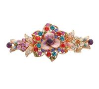 Horquilla étnica chapada en oro, accesorios for el cabello con diamantes, accesorios Joker(5074-7)