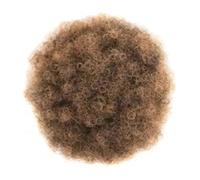 Horquilla Extensión de cabello sintético con cola caballo, rizada y cordón ajustable, clip moño afro Para sujetar y decorar el cabello(1B)