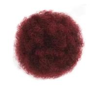 Horquilla Extensión de cabello sintético con cola caballo, rizada y cordón ajustable, clip moño afro Para sujetar y decorar el cabello(1BTbUG)