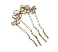 Horquilla - Francesa Twist Clip, Sparkling Updo Stick, Ornate Styling Fork