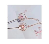 Horquilla Horquilla for el pelo esmaltada de Metal for mujer, palillos for el pelo, accesorios de joyas for el cabello for mujer, pinza for el pelo Hosta, horquilla Retro china Palillos Para el Pelo(0