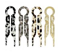 Horquilla Lialys Prestige 2025, Horquillas versátiles con ondas en forma de U para mujer, Elegancia natural para todo tipo de cabello (E)