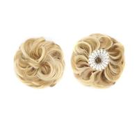 Horquilla Moño desordenado sintético esponjoso con forma de nido de pájaro, extensiones de moño ondulado y rizado retráctiles Para sujetar y decorar el cabello(24H80)