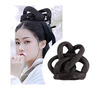 Horquilla Moño elegante tocado Retro peluca sintética china antigua Hanfu tocado pelo antiguo chino mujeres Cosplay pelucas Accesorios Para sujetar y decorar el cabello(VM24)