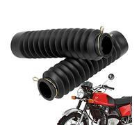Horquilla Motocicleta,Horquilla Delanteras Goma Cubre Amortiguador 1 Par | Cubiertas Horquilla Polainas Fuelle Amortiguador