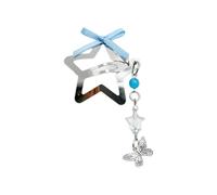 Horquilla multiusos con flecos, diseño de estrella, para diferentes estilos de moda, estrella y mariposa