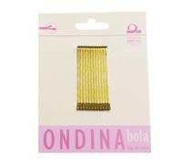 HORQUILLA ONDINA CLIPS 12UN RUBIA