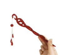 Horquilla para el pelo con borlas para mujer, estilo vintage, para colgar el pelo, peine y pasador de acrílico antideslizante para disfraz tradicional