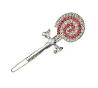 Horquilla para el pelo con diamantes de imitación para decoración de violín para niños, para oficina y uso doméstico