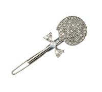 Horquilla para el pelo con diamantes de imitación para decoración de violín para niños, para oficina y uso doméstico