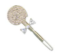 Horquilla para el pelo con diamantes de imitación para decoración de violín para niños, para oficina y uso doméstico
