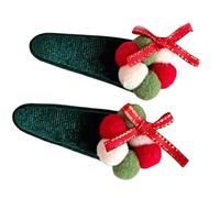 Horquilla para el pelo con diseño de árbol de Navidad, novedad, pasador, racimos, diadema, dulce tendencia de los años 2000