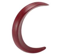 Horquilla para el Pelo con Forma de Luna, Horquilla Pequeña con Forma de Luna, Exquisita para Uso Diario en fiestas. (Rojo parduzco)