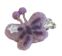 Horquilla para el pelo con forma de mariposa Y2K de dibujos animados para niñas