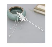 Horquilla para el pelo con perlas, pinzas para el pelo con flores, palillos para boda, fiesta, chino, retro, pinzas para el pelo grueso