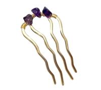 Horquilla para el pelo con piedra de cristal artificial para bodas, ocasiones especiales y fiestas de noche, decoración para el cabello