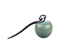 Horquilla para el pelo de sándalo retro de 47 estilos chinos, palillos de madera tallada antigua, palillos para el pelo, accesorios para fiesta de cosplay, accesorios para la cabeza (nubes rosadas)