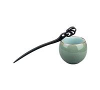 Horquilla para el pelo de sándalo retro de 47 estilos chinos, palillos de madera tallada antigua, palillos para el pelo, accesorios para cosplay (Lan Ji 2)