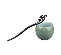 Horquilla para el pelo de sándalo retro de 47 estilos chinos, palillos de madera tallada antigua, palillos para el pelo, accesorios para fiesta de cosplay, accesorios para la cabeza (moños temerosos)