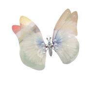 Horquilla para el pelo en forma de mariposa temblorosa con perlas, accesorios para fotos, joyería para el cabello, tocado vintage para mujer