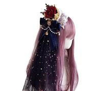 Horquilla para el pelo para mujer, accesorios para el pelo con Hanamaru, accesorios para el cabello para niñas, fiesta de té, accesorios para el cabello para mujeres, flores de boda