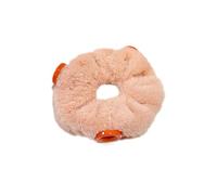 Horquilla para mujer, moño de dona, diadema de anillo juvenil, horquilla retráctil para cola de caballo (naranja)
