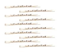 Horquilla para niños Clips para el pelo Chispeante Dorado Pines para el pelo para niños uso creativo 2000 niñas tocado