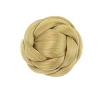 Horquilla Pelo sintético trenzado moño bailarina pelo Donut postizos Scrunchie garra moño Updo for fiesta de boda Para sujetar y decorar el cabello(Ash Blonde)