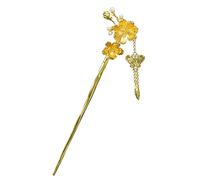 Horquilla，Pelo Stick Palillo for el cabello con forma de flor for moños, con caja de regalo, Clips for palillos for el cabello con borlas de mariposa, horquilla chapada en oro for mujer, accesorio for