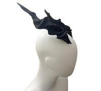 Horquilla plana para el pelo, diseño de cuernos de anime, para Halloween, para Halloween, con pinza para el pelo, elegante, accesorio para fotos