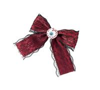 Horquilla plana para niña, balletcore para mujeres, niñas, racimos, lazos oscuros, accesorios para fotos