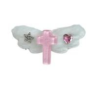 Horquilla plana para niña estilo años 2000, adornos balletcore para mujeres y niñas, racimos de pelo, ala dulce balletcore