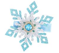 Horquilla plana para niñas, adornos de cristal para mujeres, racimos de pelo, accesorios para fotos dulces de Navidad