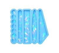 Horquilla Silicona Moldes Cristal Forma Epoxi Resina Holográfica Forma de Joyería Horquilla Forma de Resina Regalo para Mujeres Niñas