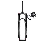 Horquilla Suspensión for Bicicleta Montaña 26/27.5/29 Pulgadas Recto/ Cónicode 1-1/8" Recorrido De 120 Mm Manual/Remoto Horquillas De Bicicleta Doble Hombro QR Freno De Disco Rebote Ajustable(Tapered-