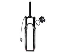 Horquilla Suspensión for Bicicleta Montaña 26/27.5/29 Pulgadas Recto/ Cónicode 1-1/8" Recorrido De 120 Mm Manual/Remoto Horquillas De Bicicleta Doble Hombro QR Freno De Disco Rebote Ajustable(Straight