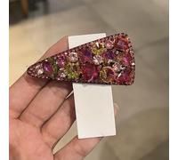 Horquilla Triangular con Cristales para Mujer Geométrico Horquilla