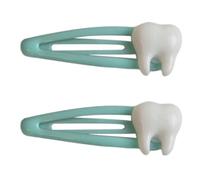 Horquilla Y2K con clip a presión para niñas, adornos estilo diente para mujeres y niñas