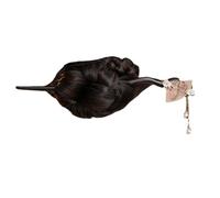 Horquillas chinas, Horquilla con borlas de perlas de sándalo negro, accesorios de estilo chino for mujer
