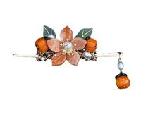 horquillas chinas para mujeres， Tocado de corona for el cabello Hanfu, accesorio for el cabello de traje antiguo, horquilla con borla