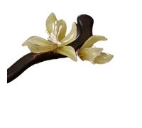 Horquillas chinas, Tocado de orquídea Horquilla de madera Accesorios for qipao Accesorios for el cabello, Verde
