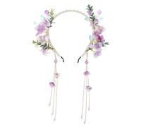 Horquillas chinas, Tocado Hanfu con borlas y corona for el pelo, accesorios for el pelo de estilo antiguo