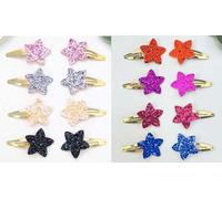 Horquillas De Estrella Brillante De 16 Piezas, Lindos Adornos Para El Cabello Para Niños, Adecuadas Para El Peinado Diario De Las Niñas Y La Ropa Navideña (8 Colores).