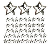 Horquillas de Estrella para Mujer | 50 Piezas Pasador Metálico Antideslizante de - Pequeñas pinzas para el pelo de 3 cm | para Festival Concierto Graduación Viaje Citas