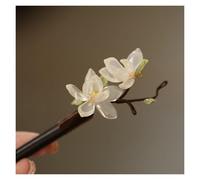 Horquillas de madera con borlas y flores perla for el pelo, accesorios for cabello hada, decoración for cheongsam, moño, joyería(Color 02)