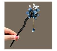 Horquillas de madera con borlas y flores perla for el pelo, accesorios for cabello hada, decoración for cheongsam, moño, joyería(Color 05)