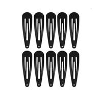Horquillas de Metal Negras Clásicas, Pack de 50 para Peinado | Agarre Antideslizante, para Flequillo y Secciones, Uso Diario y Práctica Deportiva