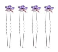 Horquillas de Novia con Forma de Insecto y Gemas, 4 Pcs